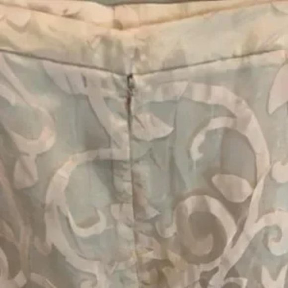 Vintage Jeffrey & Dara Evenings By Tom Barra long lacy skirt - Picture 4 of 10